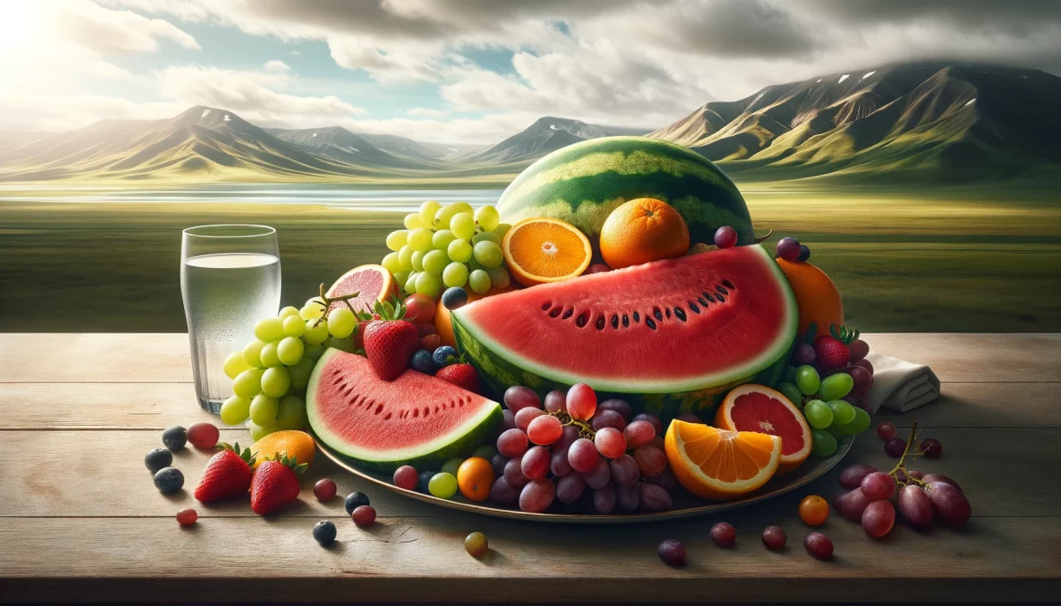 Une sélection de fruits hydratants pouvant aider à mieux gérer sa faim et sa soif pendant le jeûne.