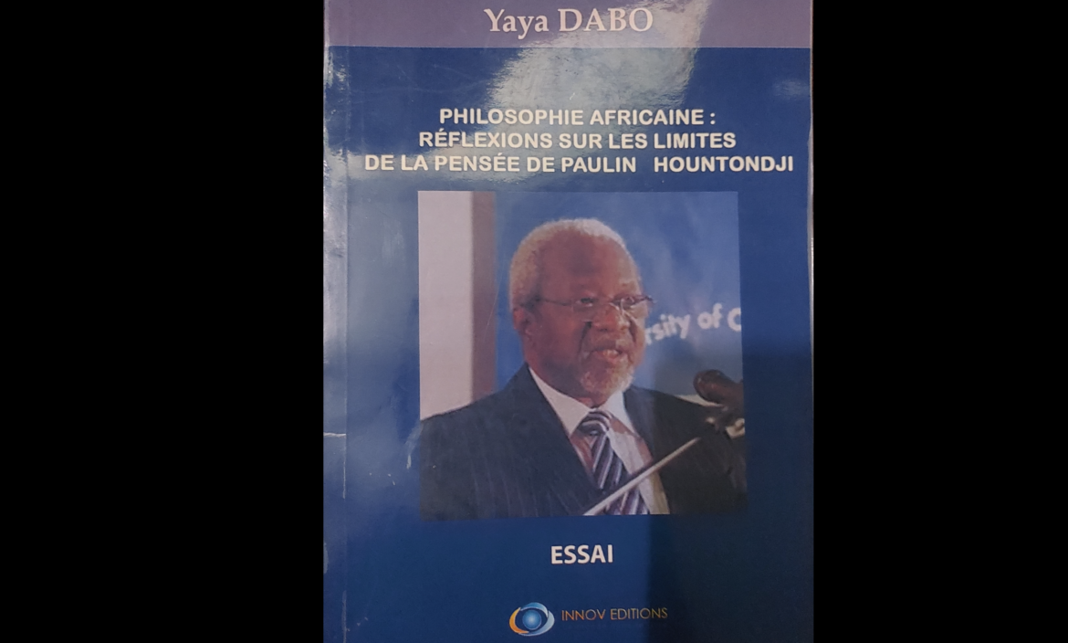 Livre de Dabo sur Paulin Hountondji