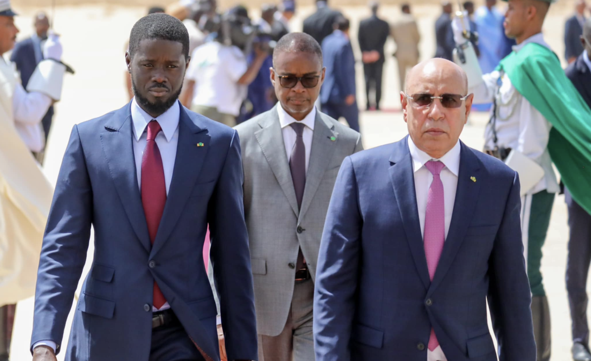 Visite de Bassirou DIomaye Faye en Mauritanie