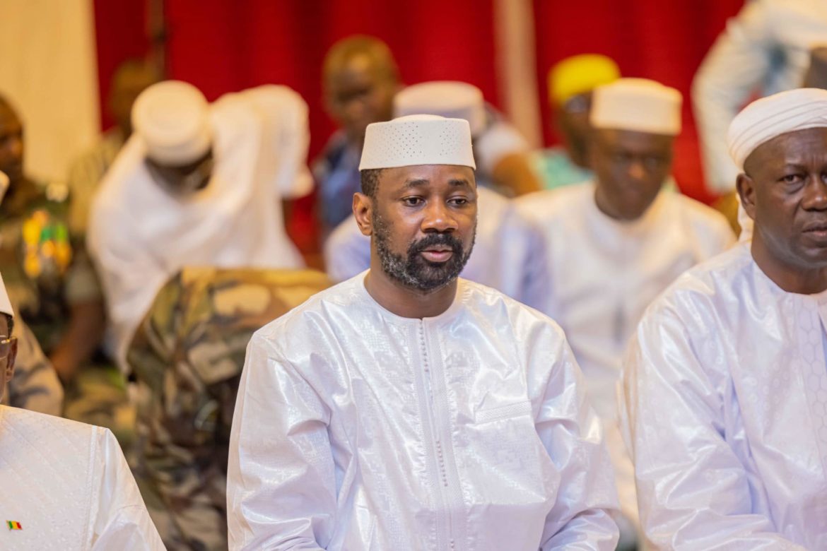 Président Goïta lors du ramadan