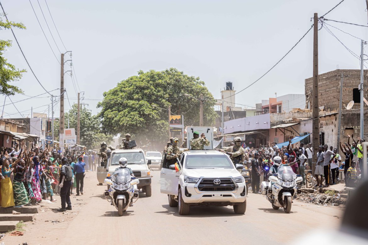 Mobilisation populaire du peuple malien pour Goïta