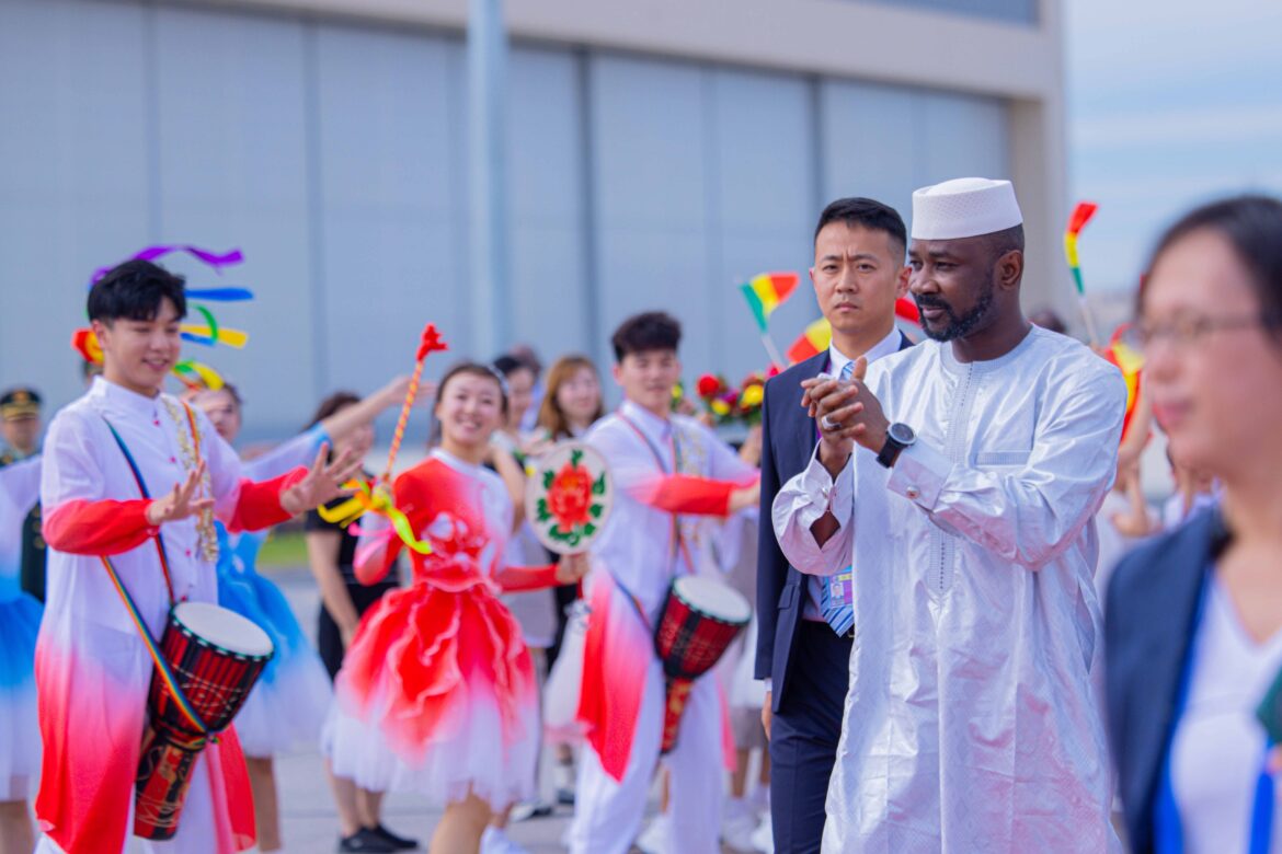 Le président de la transition, le colonel Assimi Goïta.