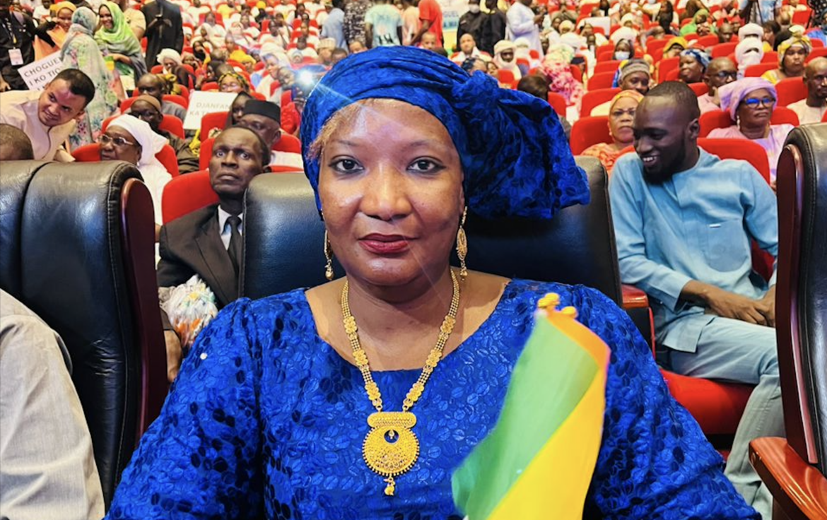 Kadidiatou Camara, présidente de l’association Yeleen Jeunesse Mali et membre du regroupement des Associations des Femmes pour le Développement