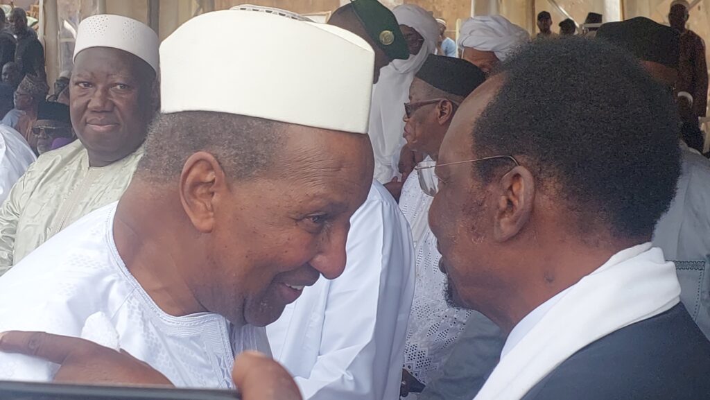Alpha Oumar Konaré et Dioncounda Traoré