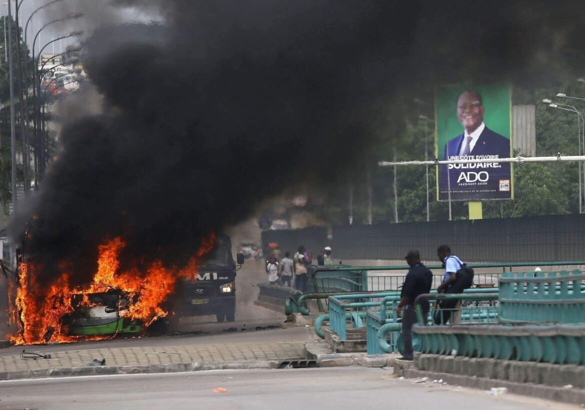 Manifestation en Côte d'Ivoire à la veille de l'élection présidentielle