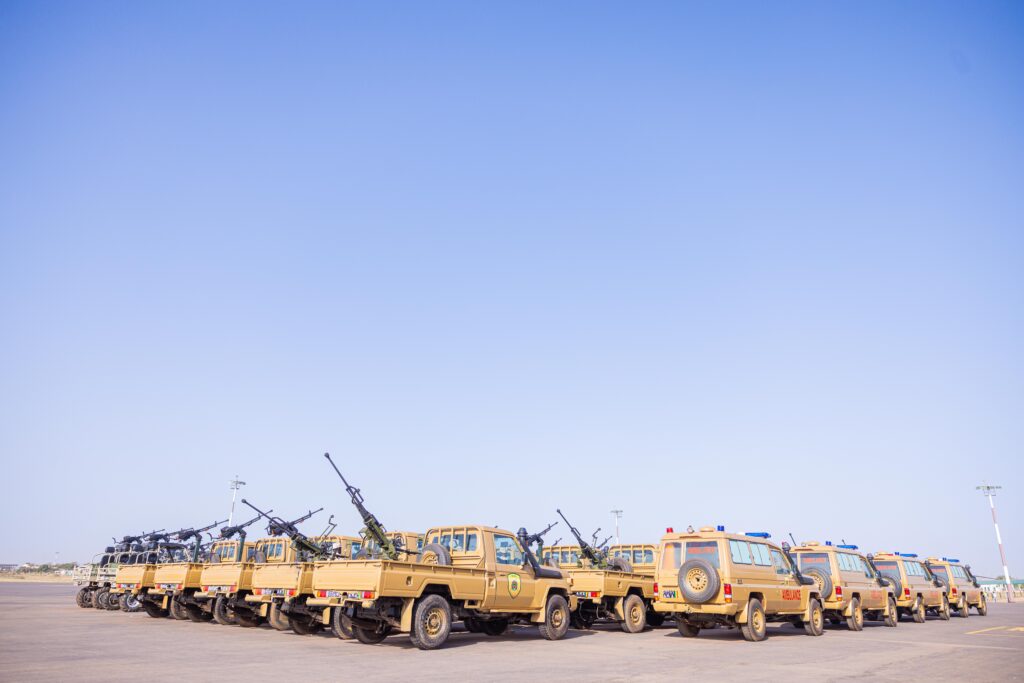 Des équipements de la Force Unifiée AES