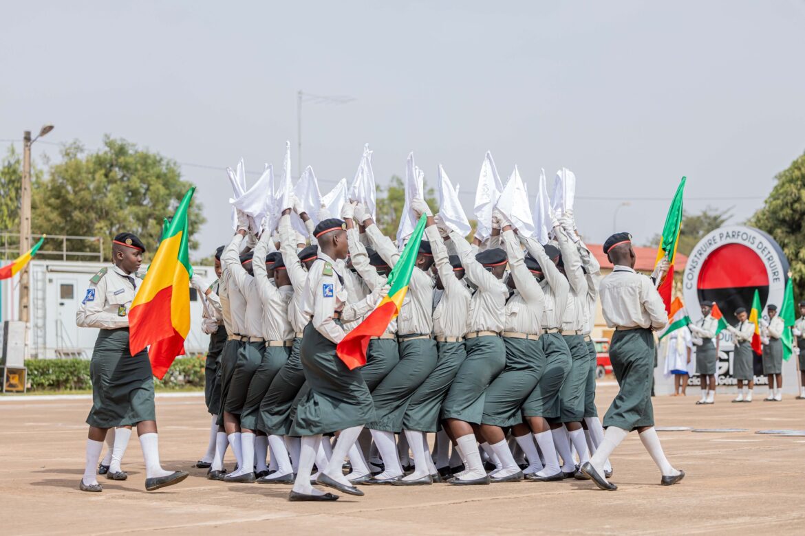 Les élèves du Prytanée militaire de Kati