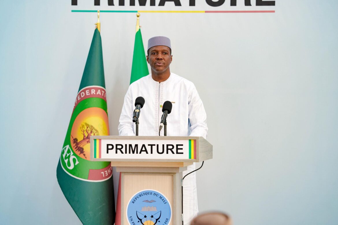 Le Premier ministre Abdoulaye Maïga