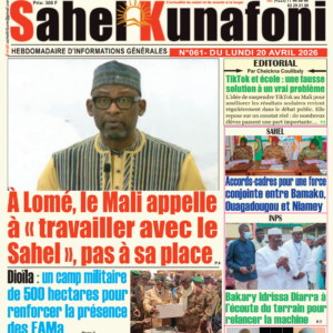N° 61- À Lomé, le Mali appelle à «travailler avec le Sahel», pas à sa place