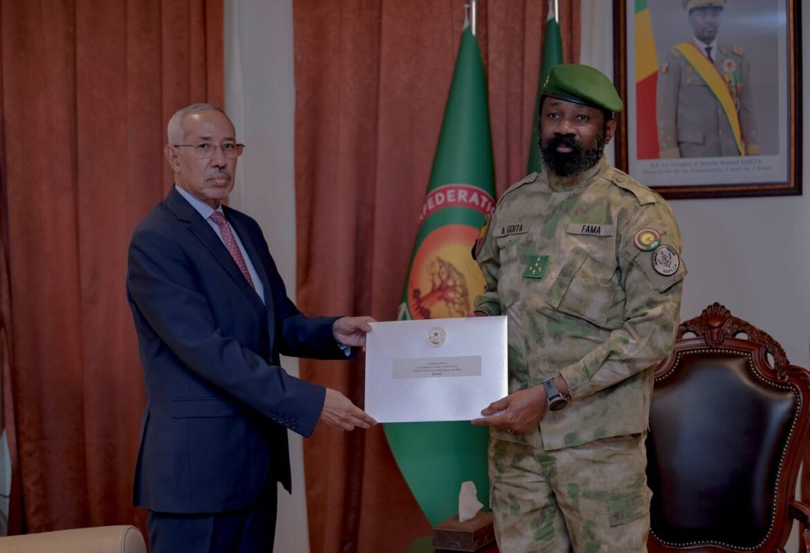 Le ministre de la Défense de la Mauritanie au Mali