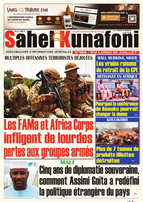 Sahel Kunafoni N°068 — 06 juillet 2026