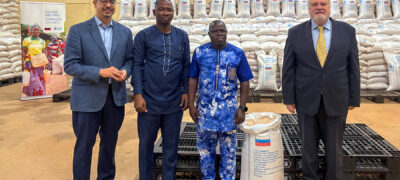 Livraison alimentaire russe au Burkina Faso