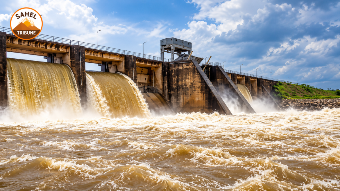 Barrage de Sélingué au Mali après les fortes pluies de l’hivernage