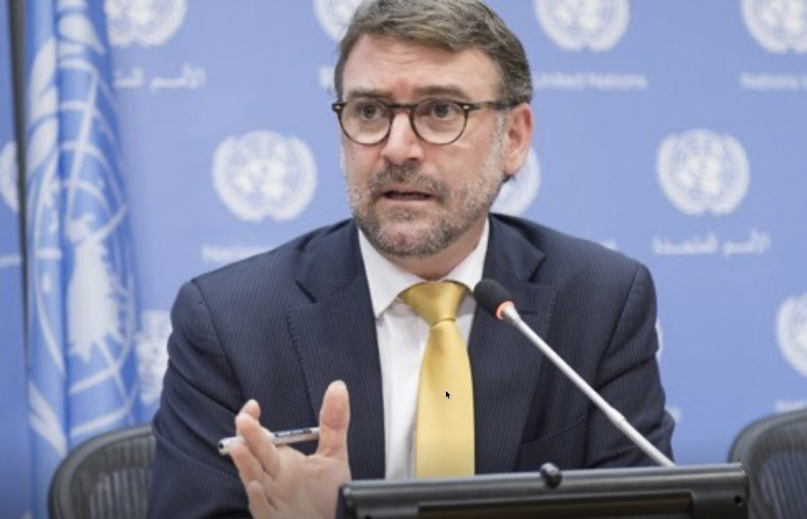 Bernard Duhaime, rapporteur spécial de l’ONU, lors d’une intervention sur la vérité, la justice et les droits humains