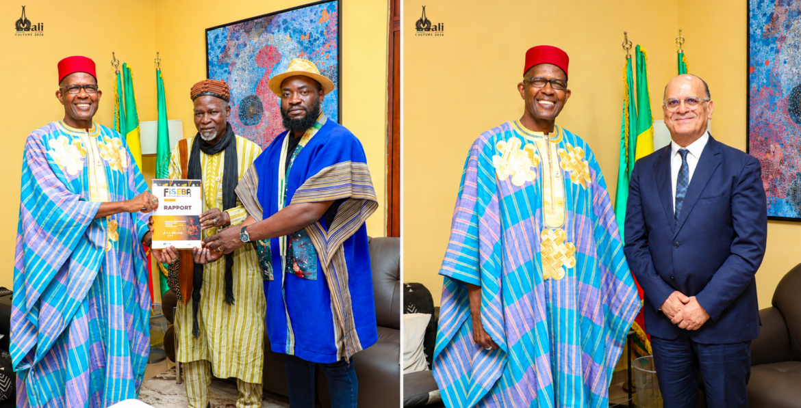 Mamou Daffé reçoit les organisateurs du FISEBA et le directeur général de l’Institut culturel afro-arabe à Bamako